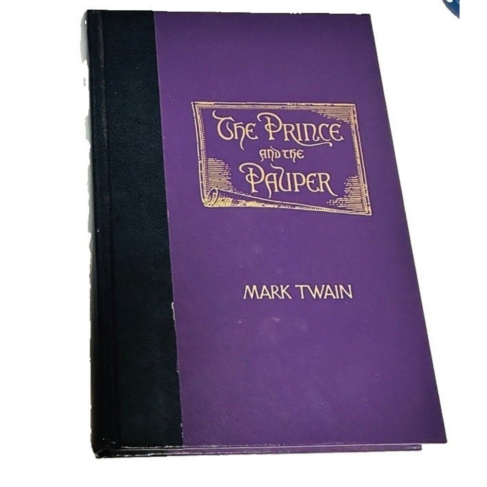 Reader's Digest The Prince and the Pauper Book OS Purple Good 1988 Mark Twain